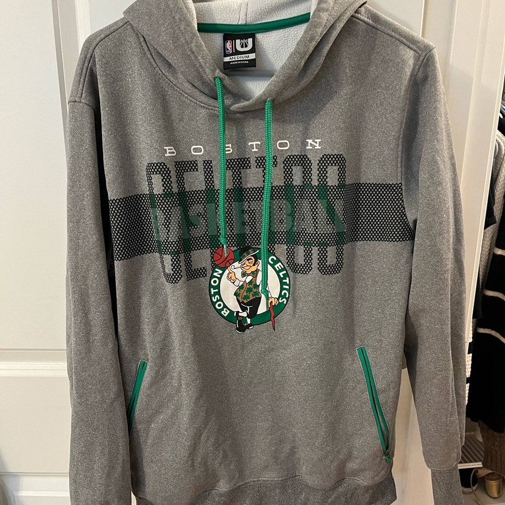 Boston Celtics Gray Hoodie